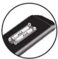 MAGNAVOX 19ME360B - Installing the Batteries - 2