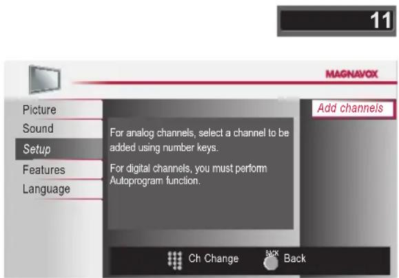 MAGNAVOX 19ME360B - Add Channels - 1