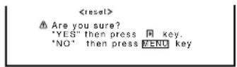JVC GD-V4210PCE - To reset the adjustments - 1
