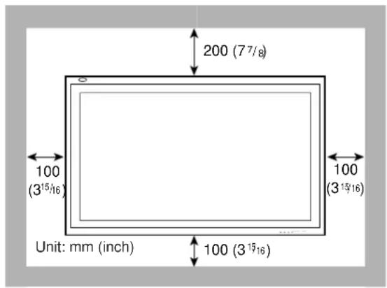200 (7 7/8) 100 (3 15/16) 100 (3 15/16) Unit: mm (inch) 100 (3 19/16)