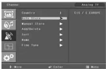 MARANTZ LC4202E - How to Select Auto Store - 2