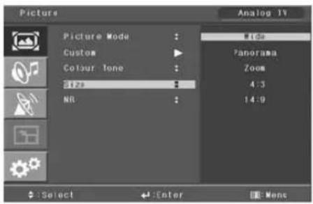 MARANTZ LC4202E - How to Set the Display Size - 1