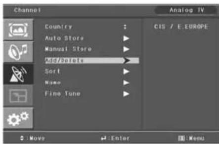 MARANTZ LC4202E - How to Set the Program Edit(Add/Delete, Sort, Name) - 1