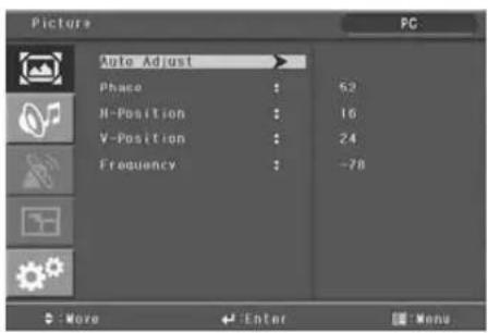 MARANTZ LC4202E - How to Set Image Adjust in PC Mode - 1