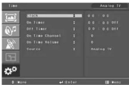 MARANTZ LC4202E - How to Set Clock, Sleep Time, ON/OFF Time - 2