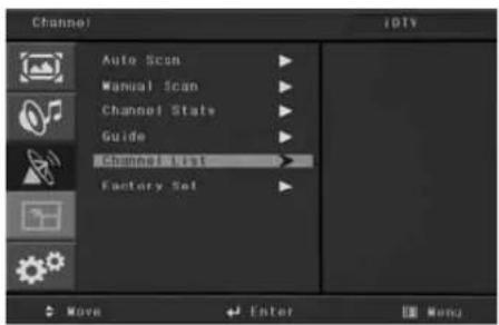 MARANTZ LC4202E - How to Select Channel List - 1