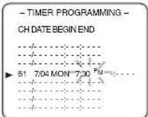 SYLVANIA 6724DF - Set beginning minute - 1