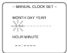 SYLVANIA 6724DF - Select the month - 1