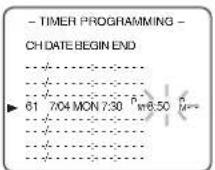 SYLVANIA 6724DF - Set end minute - 1