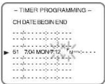 SYLVANIA 6724DF - Set beginning hour - 1