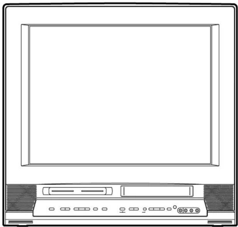 SYLVANIA 6724DF - COLOR TV/VCR/DVD TRIPLE COMBO 6724DF (24 inch) - 1