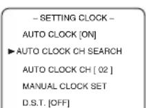 SYLVANIA 6724DF - Begin "AUTO CLOCK CH SEARCH" - 1