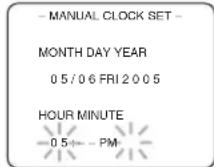 SYLVANIA 6724DF - Select the hour - 1