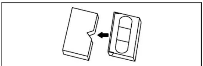 SYLVANIA 6724DF - REMOVING A CASSETTE - 1