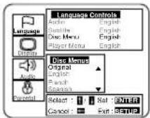SYLVANIA 6519DB - LANGUAGE SETTINGS - 5
