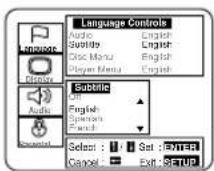 SYLVANIA 6519DB - LANGUAGE SETTINGS - 4