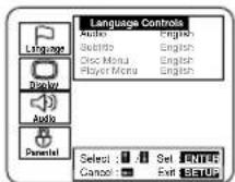 SYLVANIA 6519DB - LANGUAGE SETTINGS - 2