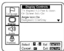 SYLVANIA 6519DB - On Screen Info (Default : On) - 1