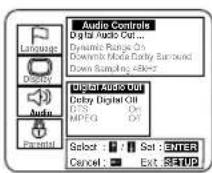 SYLVANIA 6519DB - Press the ▲/▼ buttons to select a desired item, and then press the ENTER button. - 1