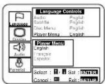 SYLVANIA 6519DB - LANGUAGE SETTINGS - 6
