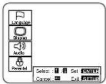 SYLVANIA 6519DB - LANGUAGE SETTINGS - 1