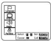 SYLVANIA 6519DB - Press the SETUP button. - 1