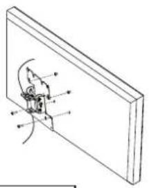 MONOPRICE 6530 - Attaching display mounting plate to a Screen with a VESA Mounting Pattern - 5