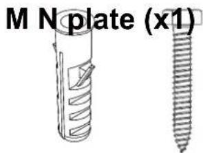 M N plate (x1)
