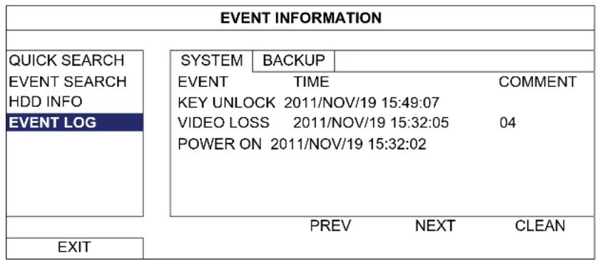 Digitus DN-16110 - EVENT LOG - 1