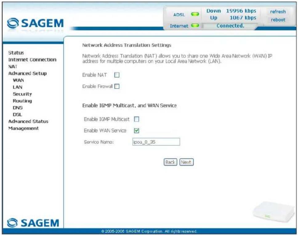 SAGEM Fast 1241 - - Information / Configuration - 1
