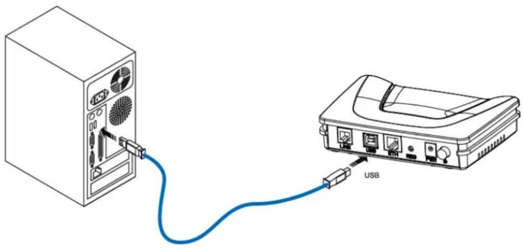 SAGEM Fast 1241 - Connection of the USB interface of your router to your computer - 2