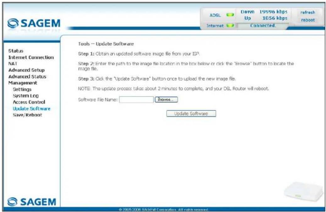 SAGEM Fast 1241 - Update Software - 1
