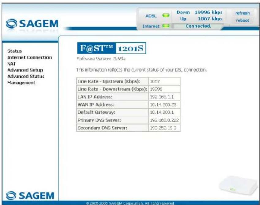 SAGEM Fast 1241 - Summary - 1