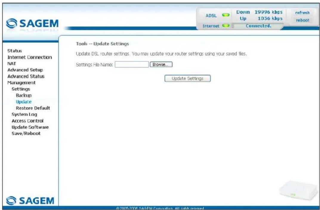 SAGEM Fast 1241 - Update - 1