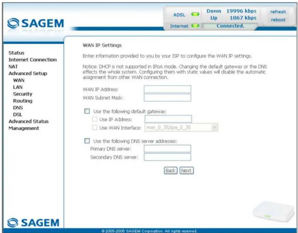 SAGEM Fast 1241 - - Information / Configuration - 2