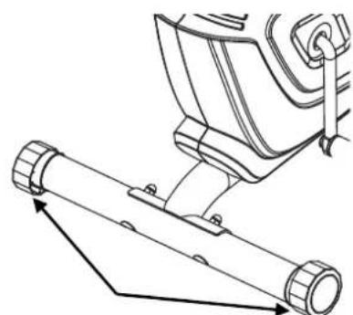 Life Gear Accord Elliptical Trainer 93470 - Adjusting the Rear Stabilizer End Cap - 1