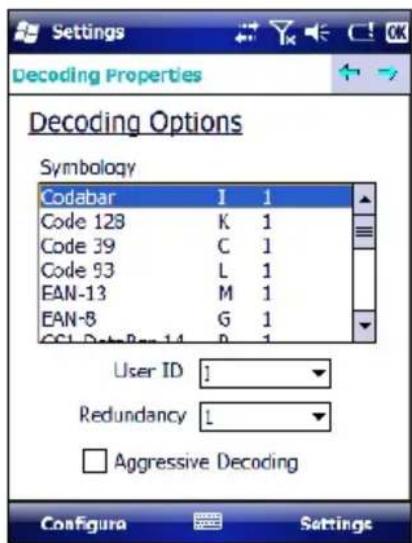 DATALOGIC 94A151130 - Decoding Options - 2
