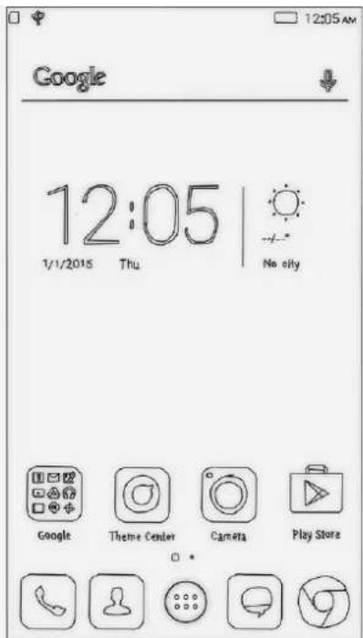 LENOVO VIBE P1a41 - Home screen - 1