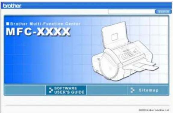 brother ■Brother Multi-Function Center MFC-XXXX SOFTWARE USER'S GUIDE Sitemap ©2008 Brother Industries Ltd.