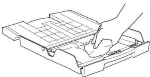 BROTHER FAX 1960C - Clean the outside of the machine as follows: - 3