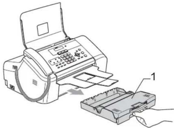 BROTHER FAX 1960C - Clean the outside of the machine as follows: - 1