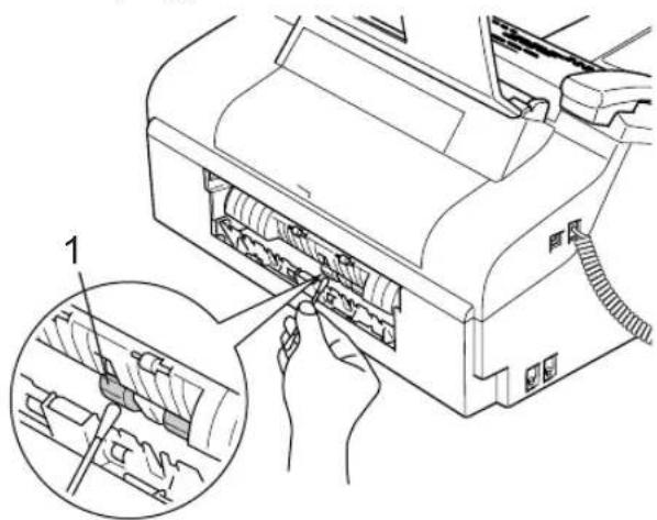 BROTHER FAX 1960C - Cleaning the paper pick-up roller - 2