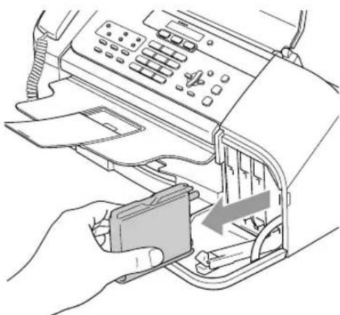BROTHER FAX 1960C - Replacing the ink cartridges - 2
