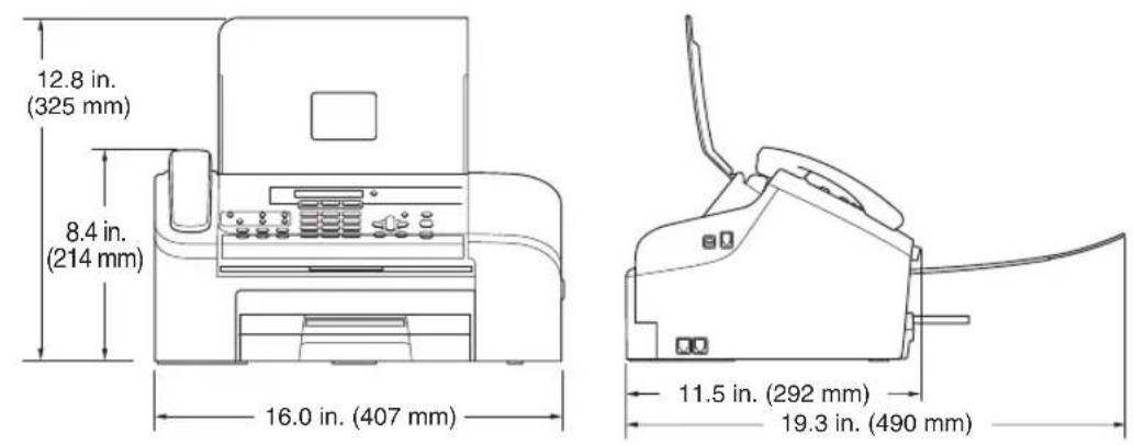 BROTHER FAX 1960C - Special characters and symbols - 1