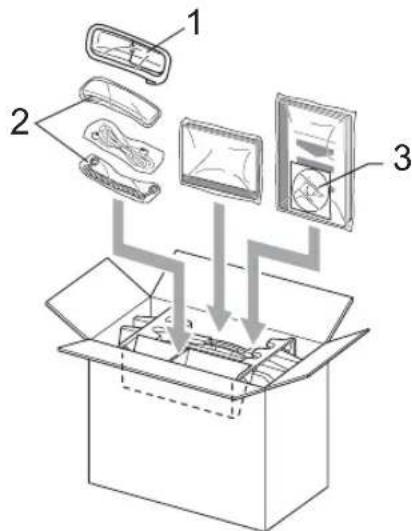 Diagram illustrating the open box assembly with labeled parts and directional arrows indicating process flow.
