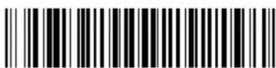 Black and white barcode image with vertical lines and a central dot