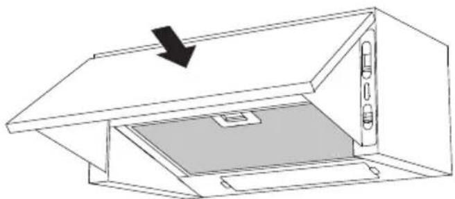V-ZUG DKS6iw - Switching the extractor fan off - 1