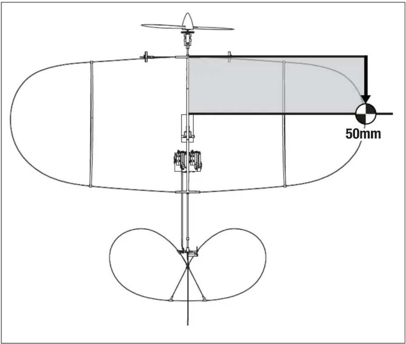 E-flite EFLU6800 - Adjusting Center of Gravity (CG) - 1