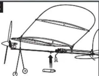 E-flite EFLU6800 - Installing the Flight Battery and Arming the ESC - 5