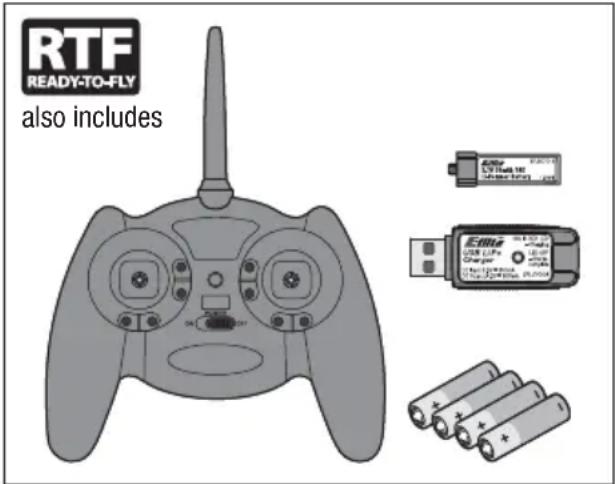E-flite EFLU6800 - Box Contents - 2
